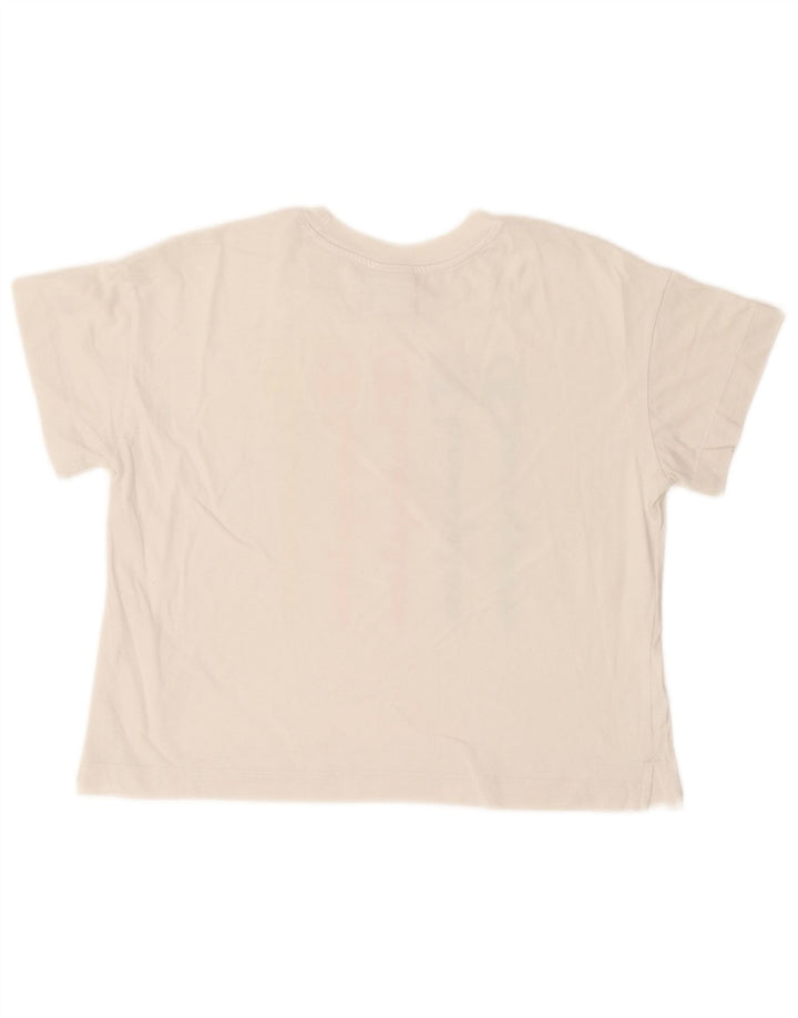 T-shirt grafica corta da donna Champion UK 14 Medium White