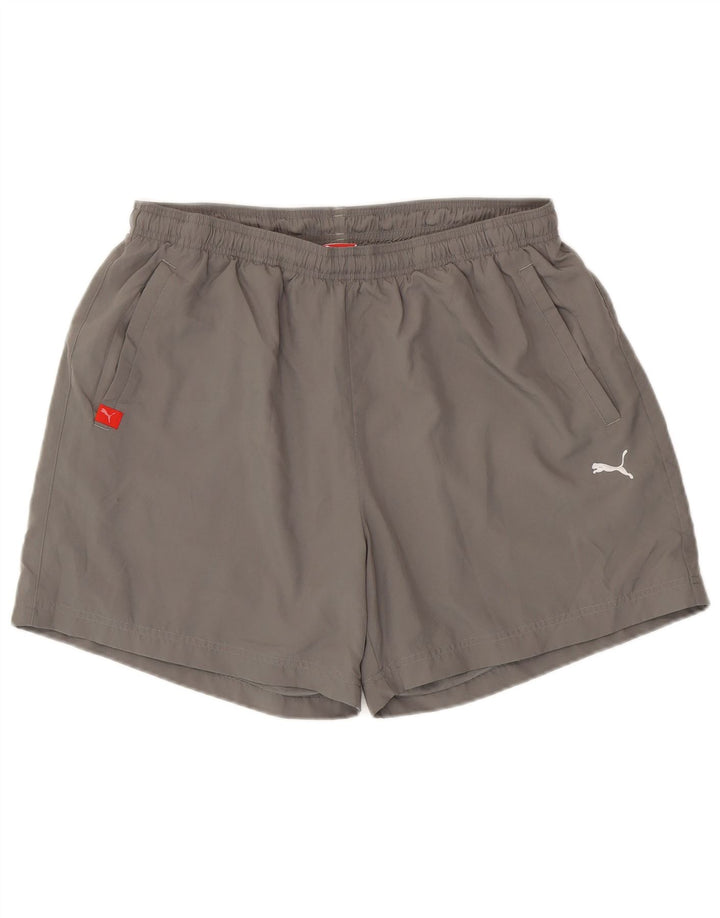 Pantaloncini sportivi da uomo Puma XL grigio poliestere