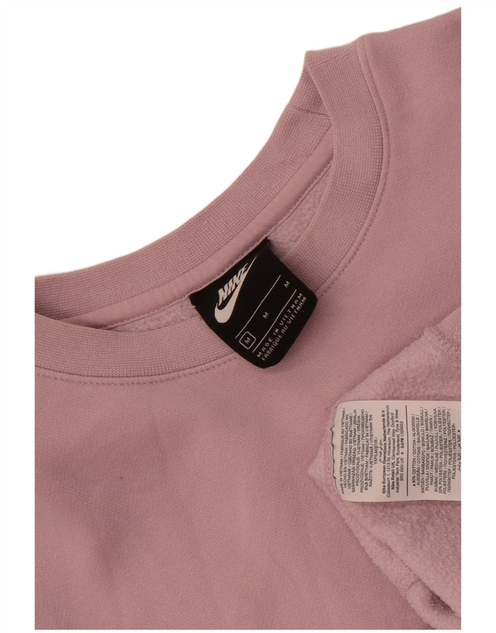 Felpa da donna Nike Jumper UK 14 cotone rosa medio