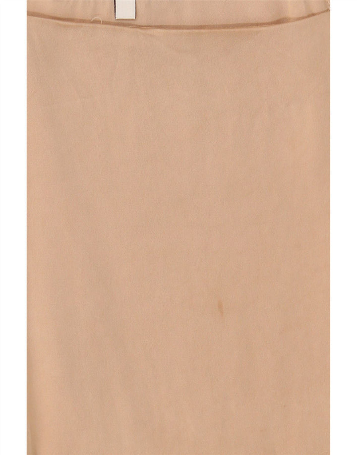 Canotta da donna Zara UK 10 piccola in viscosa beige