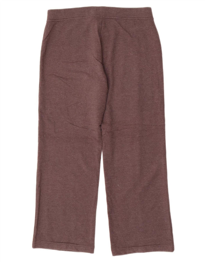 Pantaloni da tuta da donna Marks & Spencer UK 14 Large Marrone Cotone