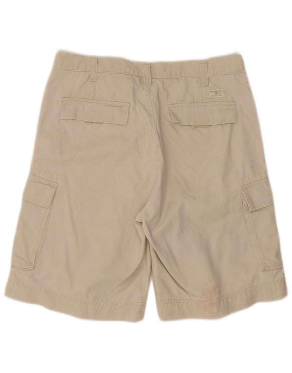 Pantaloncini cargo da uomo Timberland W34 Large in cotone beige
