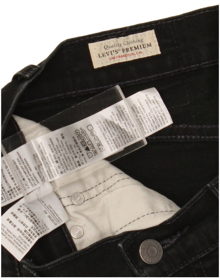 Jeans slim da uomo Levi's W30 L29 cotone nero