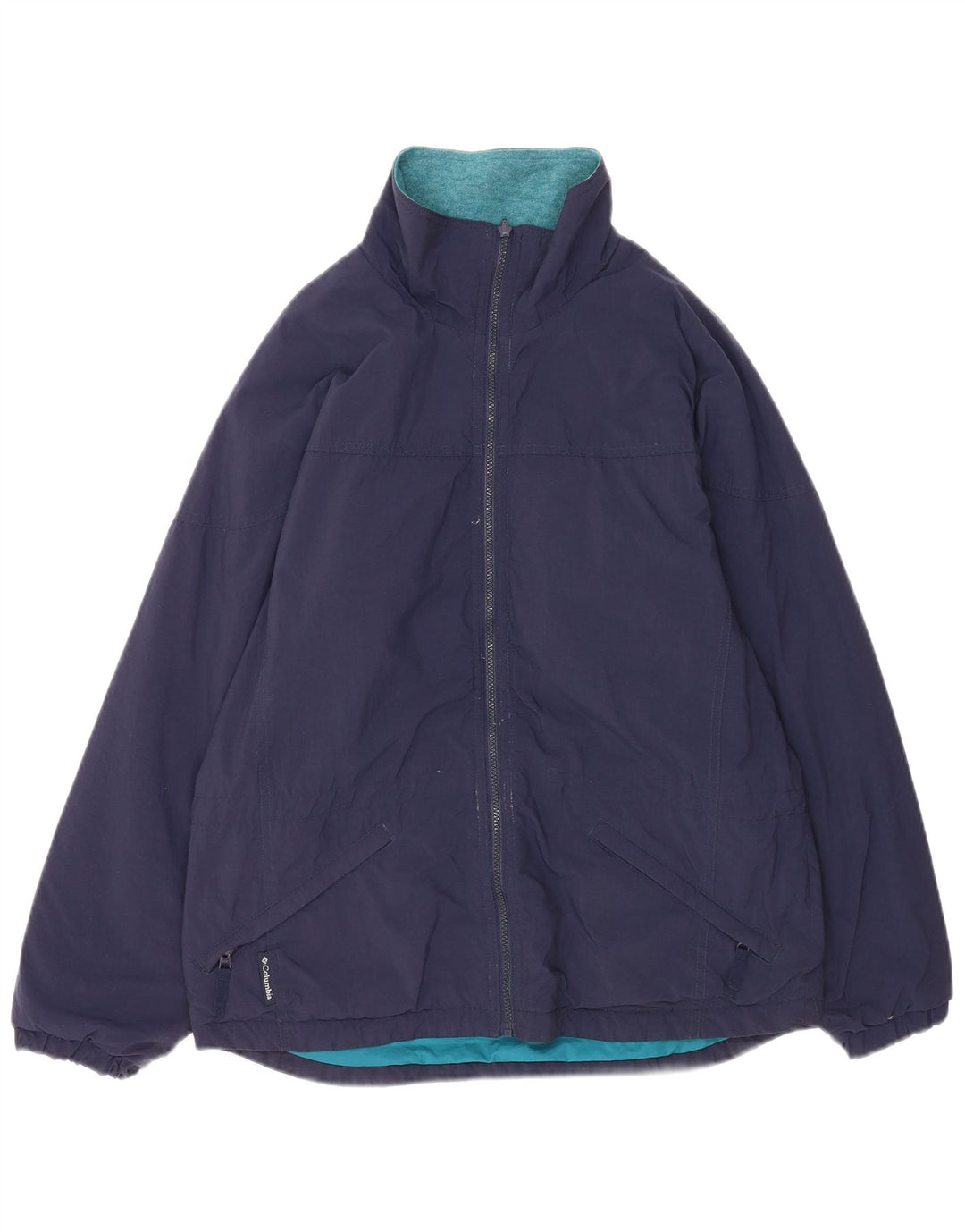 Giacca a vento oversize da donna Columbia UK 14 medio blu navy