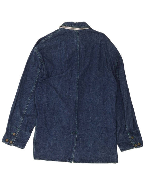 Seventy Mens Denim Jacket UK 40 Large Blue