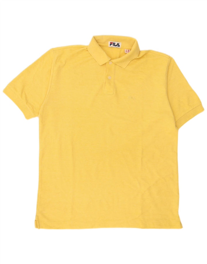 Polo Uomo Fila IT 50 Cotone Giallo Medio