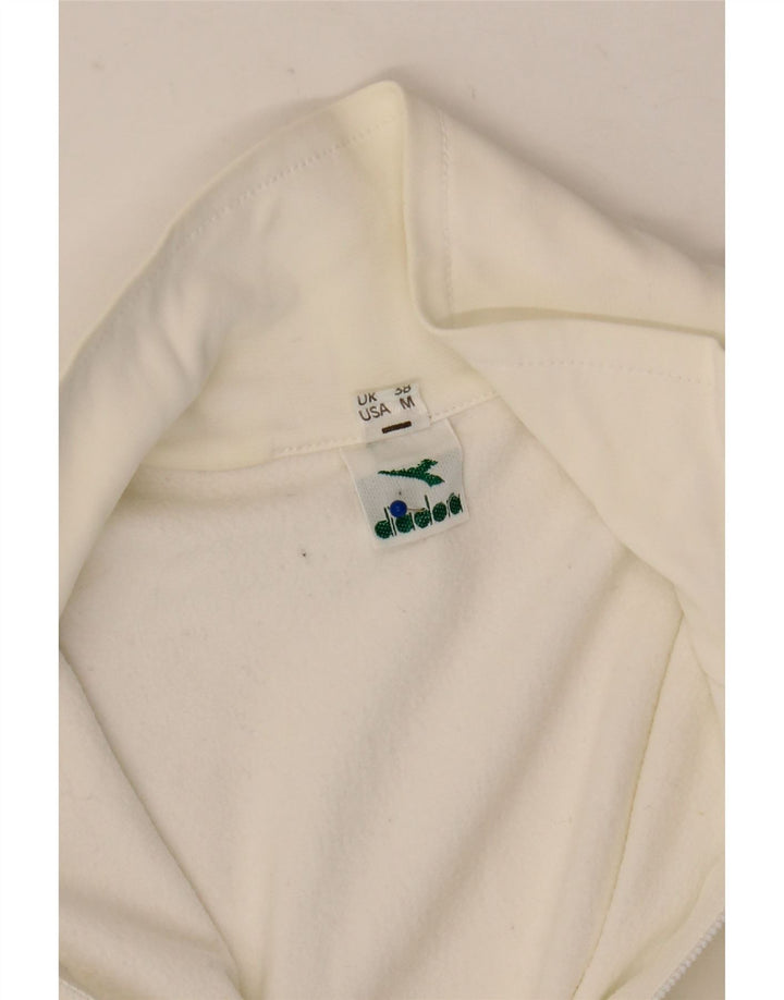 Giacca da tuta da uomo DIADORA UK 38 Medium White