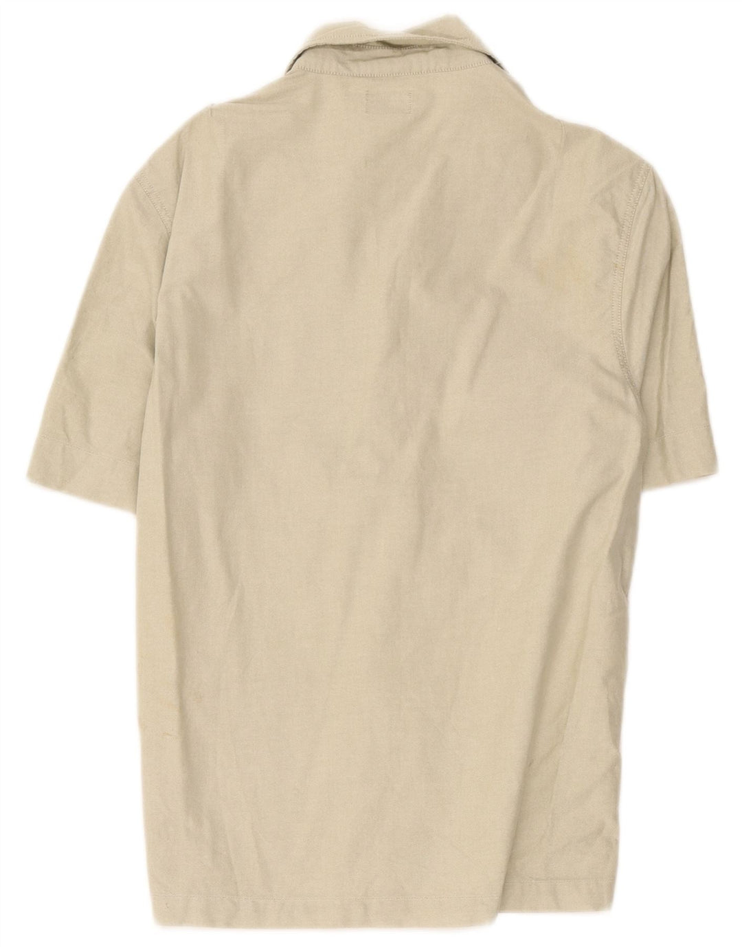 Camicia a maniche corte da uomo Levi's Small in cotone beige