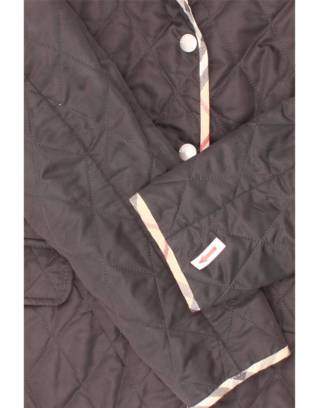Giacca trapuntata per bambina Burberry 11-12 anni in poliestere nero