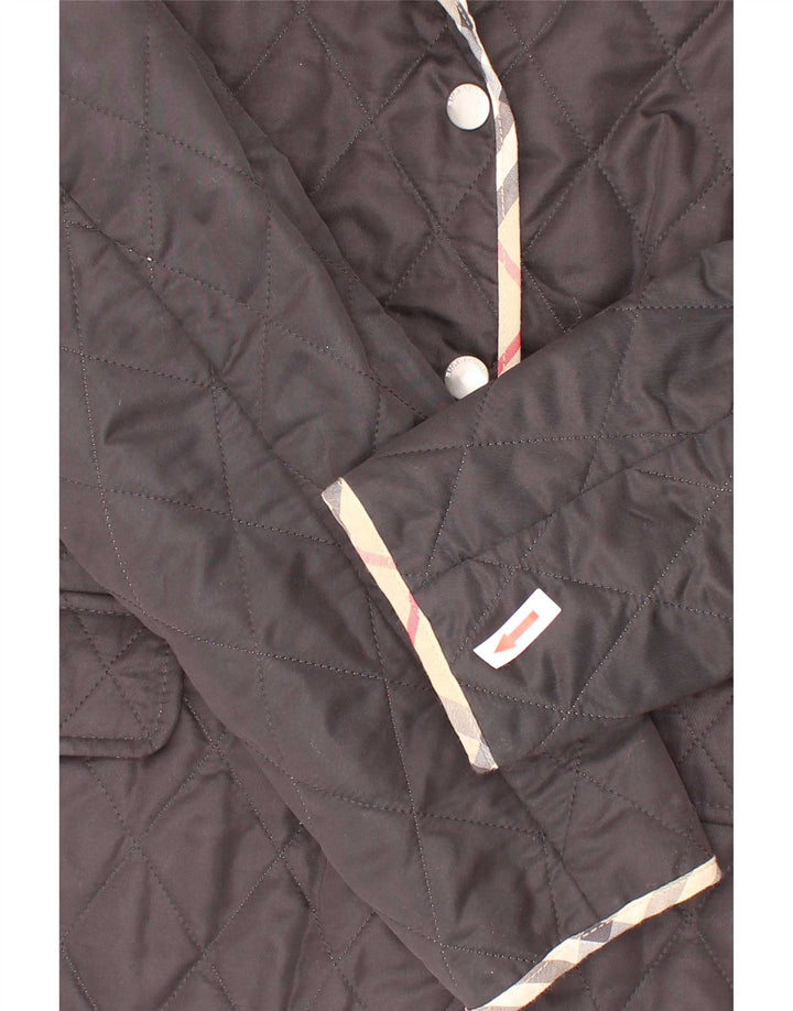Giacca trapuntata per bambina Burberry 11-12 anni in poliestere nero