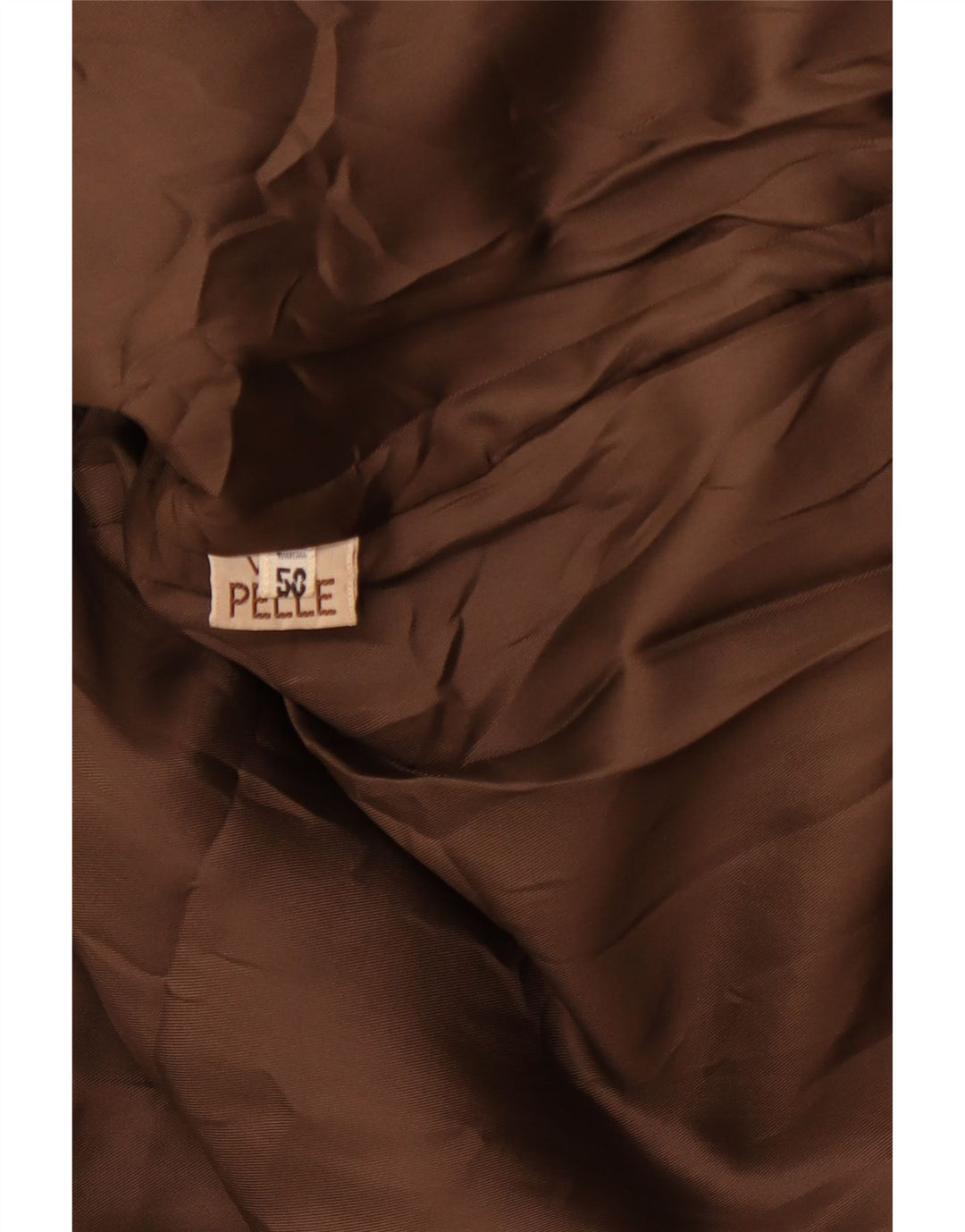 Giacca in pelle da uomo VINTAGE IT 50 Large in pelle marrone