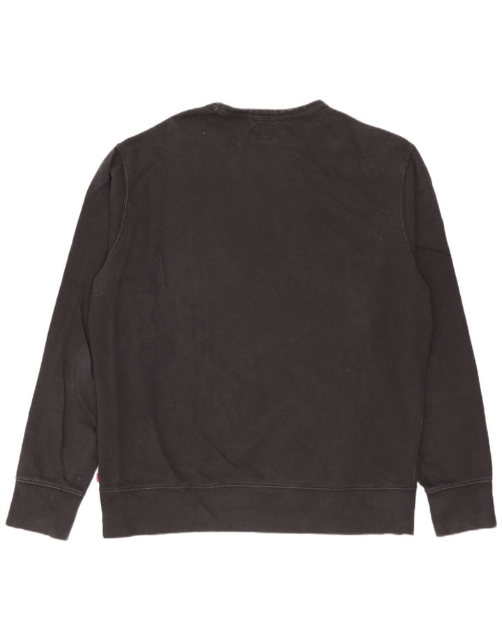 Felpa grafica da uomo Levi's in cotone grigio medio