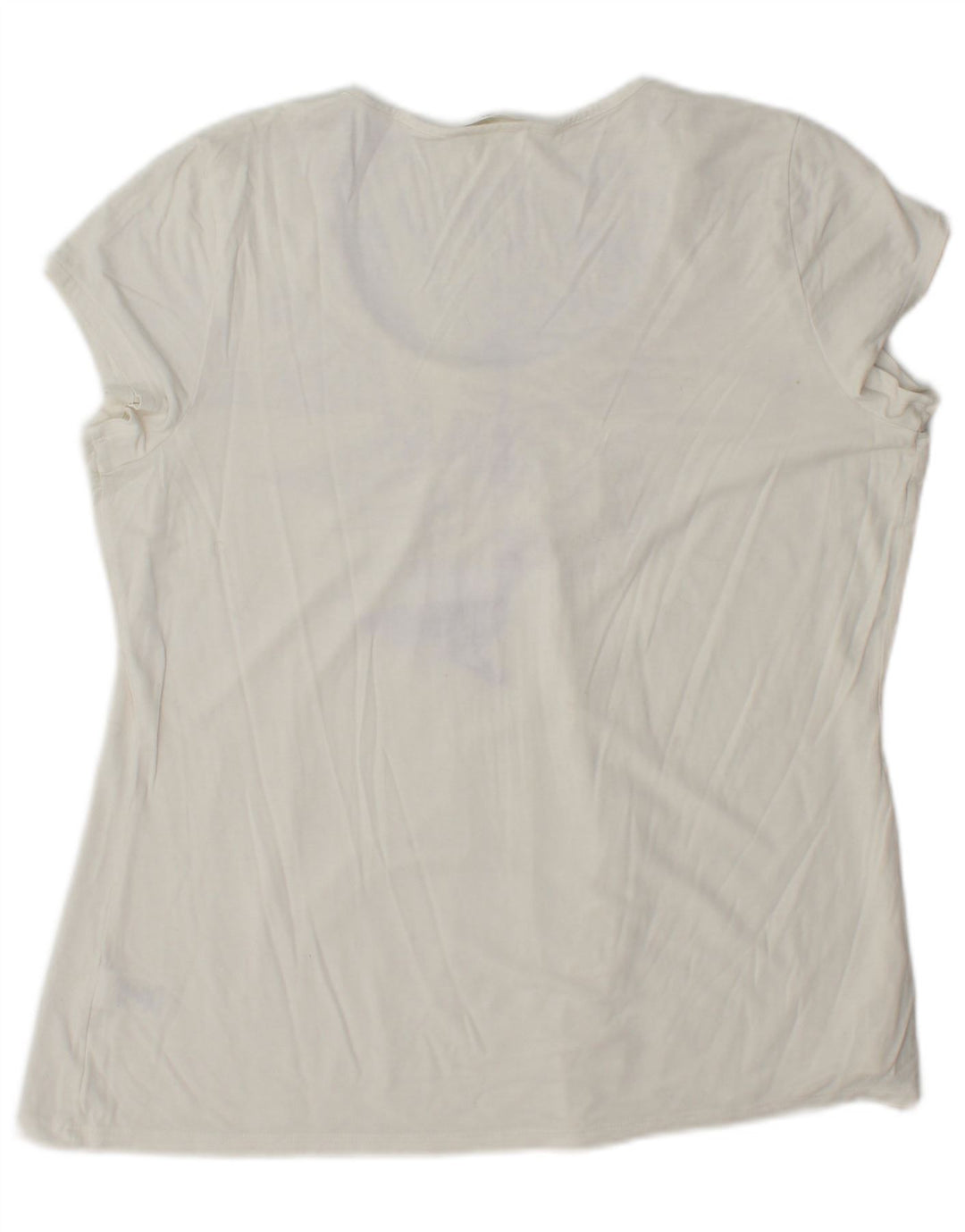 T-shirt da donna Marks & Spencer Top UK 16 Large bianca in viscosa