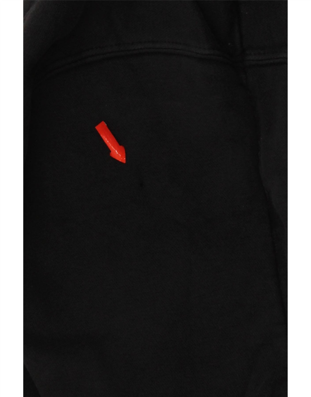 Felpa con cappuccio e zip Nike da uomo piccola in cotone nero