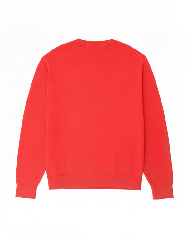 Maglione maglione con scollo a V da donna Tommy Hilfiger UK 20 2XL Rosso