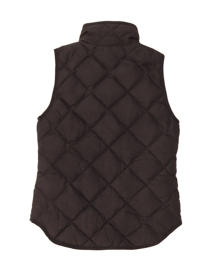 J. CREW Womens Padded Gilet UK 2 2XS Black Polyester Vintage J. Crew and Second-Hand J. Crew from Messina Hembry 