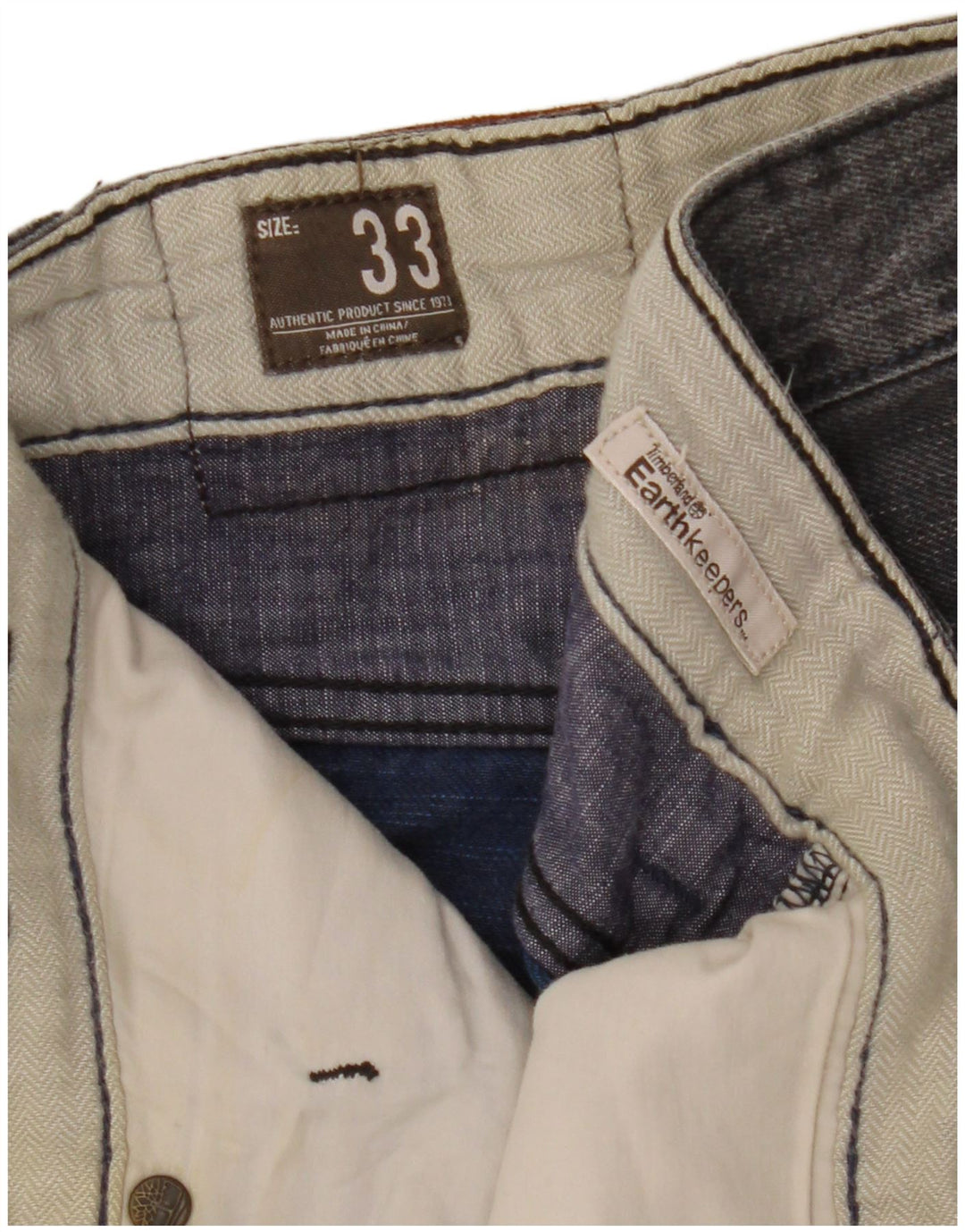 Jeans slim da uomo Timberland Earthkeepers W33 L29 Grigi