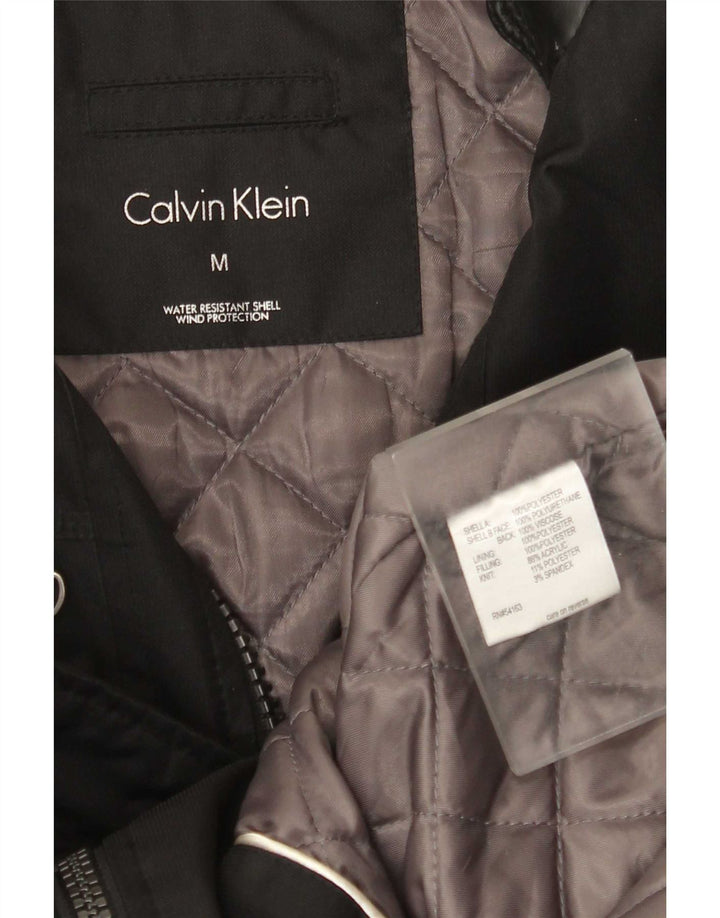 Giacca a vento bomber da uomo Calvin Klein UK 38 media nera moderna
