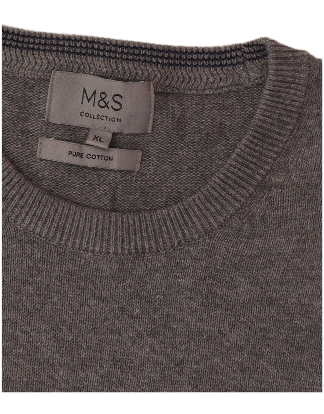 Maglione maglione girocollo da uomo Marks & Spencer XL grigio