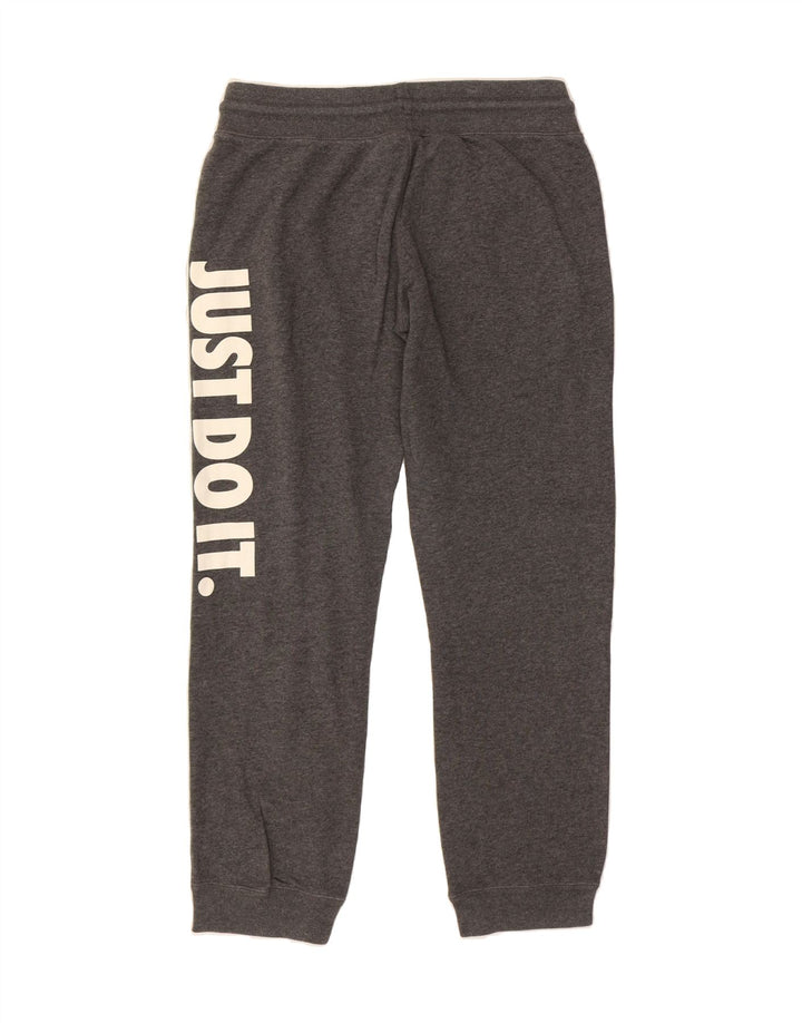 NIKE Mens Graphic Tracksuit Trousers Joggers Small  Grey Cotton Vintage Nike and Second-Hand Nike from Messina Hembry 