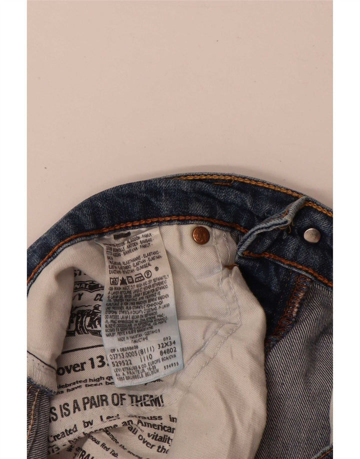 Jeans slim da uomo Levi's W32 L30 cotone blu