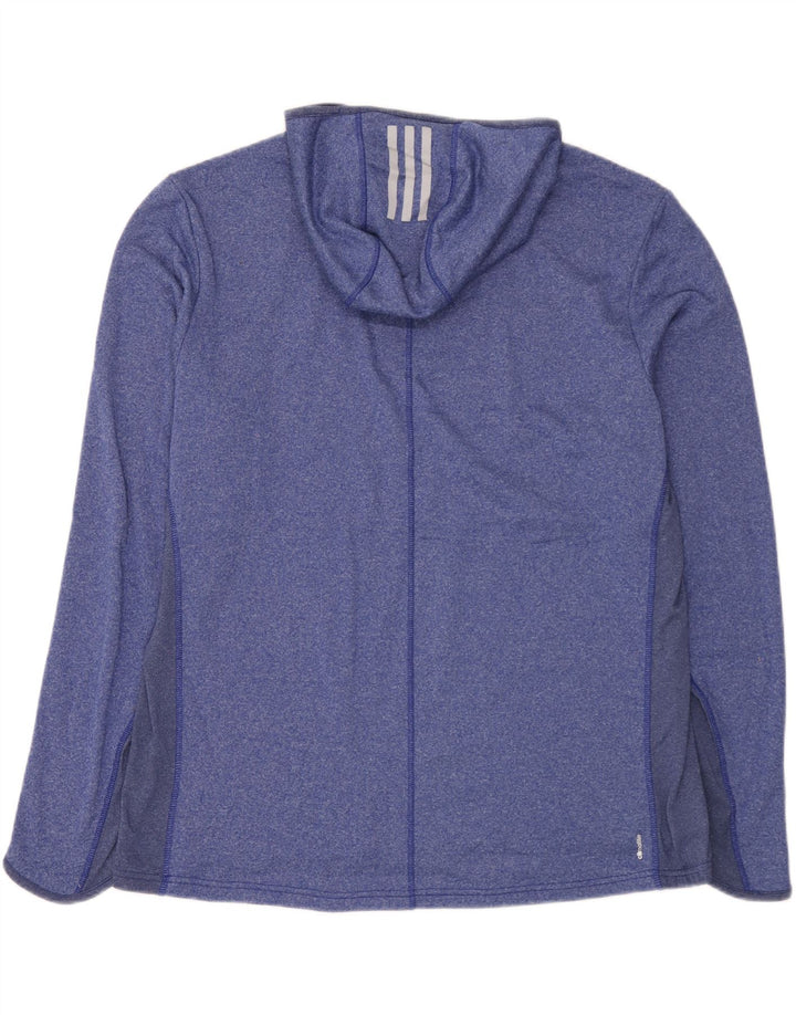 Adidas Uomo Maglia con cappuccio manica lunga 2XL Blu