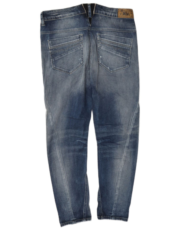 Jeans slim regolari a vita bassa da donna Diesel Fayza-Xp W26 L25 cotone blu