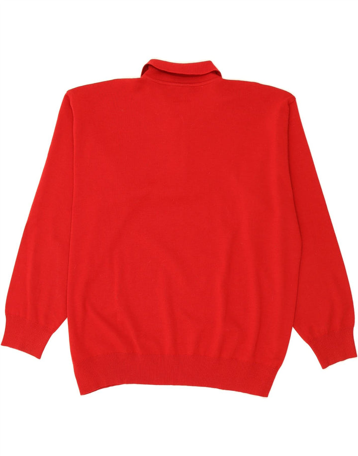 PAUL & SHARK Maglione da uomo con collo alto 2XL Lana rossa