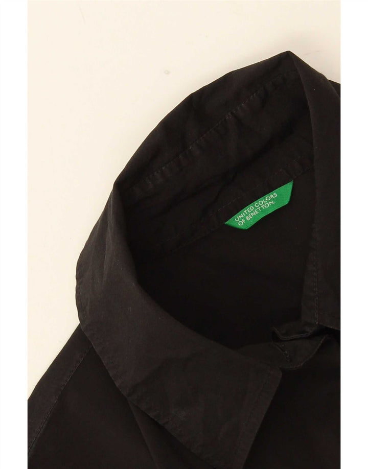 Camicia da donna Benetton UK 16 grande nera