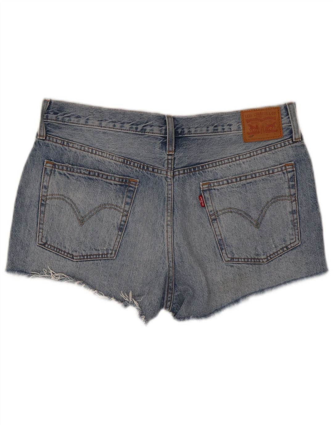 Shorts in denim Levi's da donna 501 W32 Blu Medio Cotone