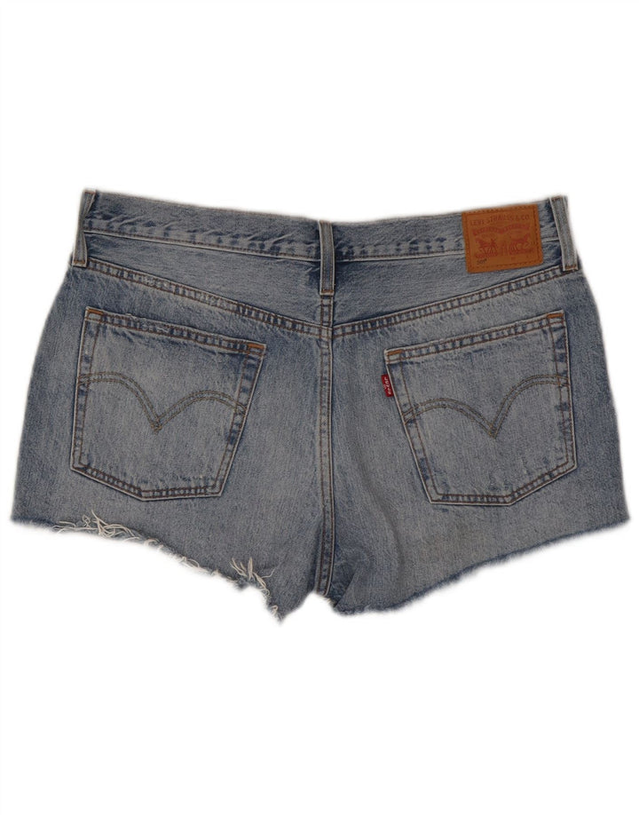 Shorts in denim Levi's da donna 501 W32 Blu Medio Cotone