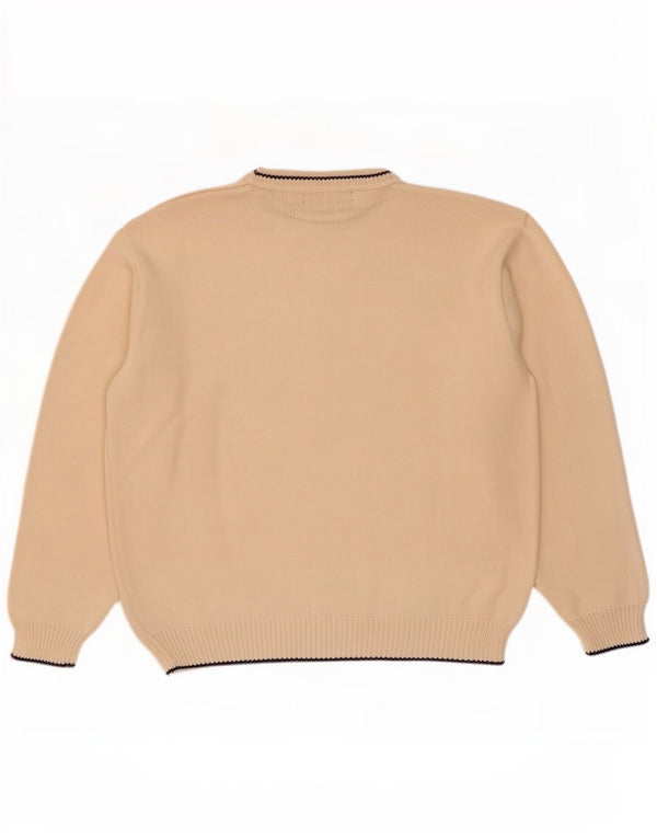 Maglione maglione girocollo da uomo Daniel Hechter IT 58 3XL Cotone beige