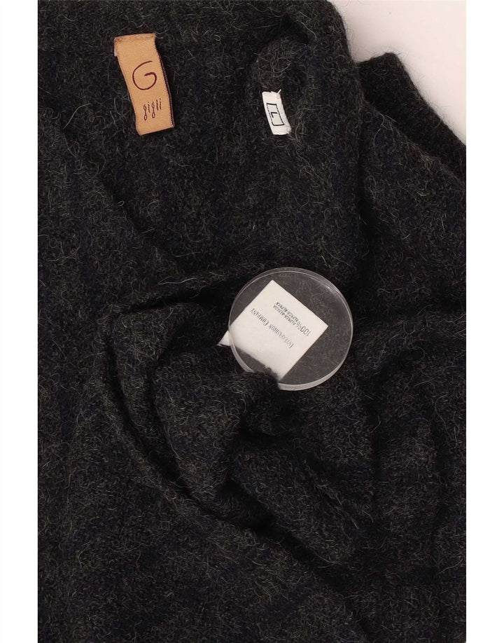 Gigli Canottiera da uomo Canotta UK 16 Grande Lana di alpaca grigia
