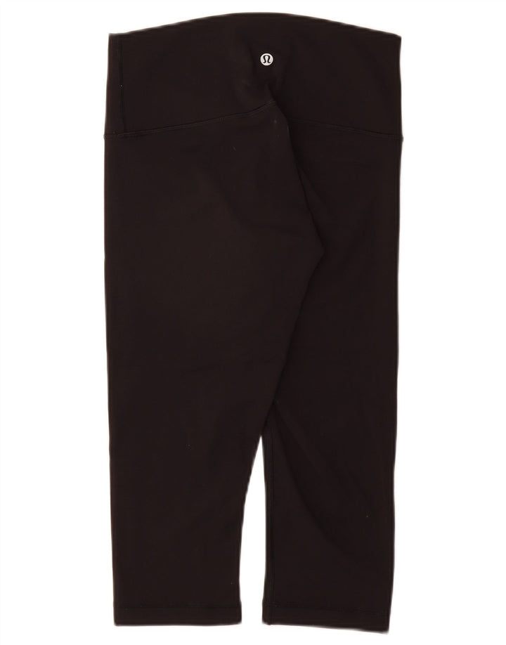 LULULEMON Leggings Capri da donna US 6 nylon nero medio