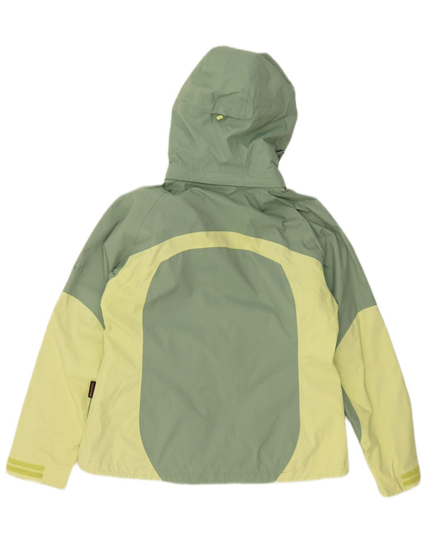 JACK WOLFSKIN Giacca a vento da donna UK 14 Colore verde medio