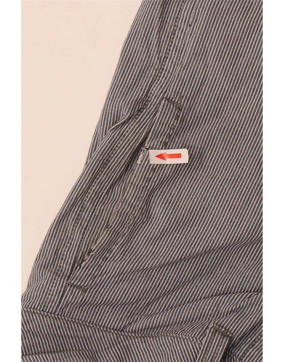 Tommy Hilfiger Uomo Bermuda Shorts W30 Medio Blu Navy Gessato Cotone