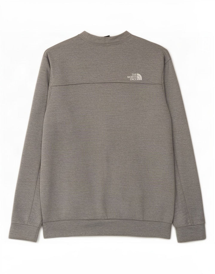 Felpa da uomo The North Face Maglione in poliestere chiazzato grigio medio