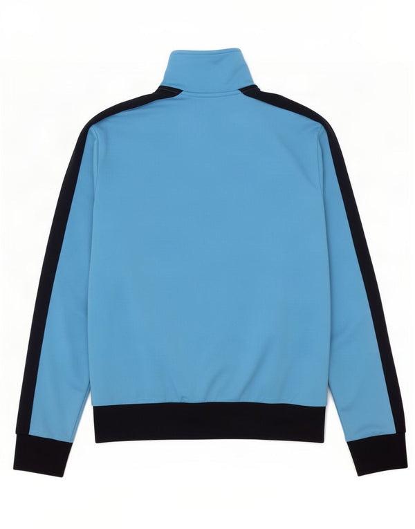 Giacca da ginnastica da uomo Puma Small in poliestere color block blu