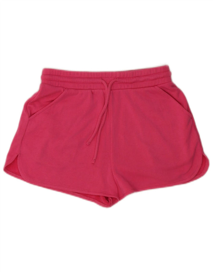Pantaloncini sportivi da donna Zara UK 8 piccoli poliestere rosa