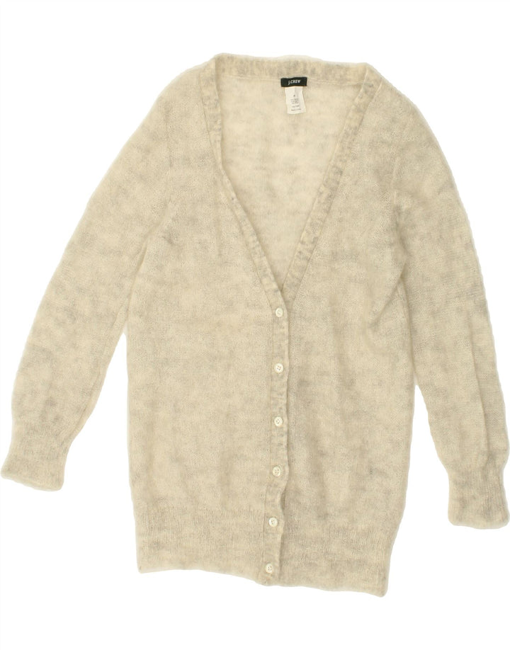 J. CREW Womens Cardigan Sweater UK 12 Medium Grey Mohair Vintage J. Crew and Second-Hand J. Crew from Messina Hembry 