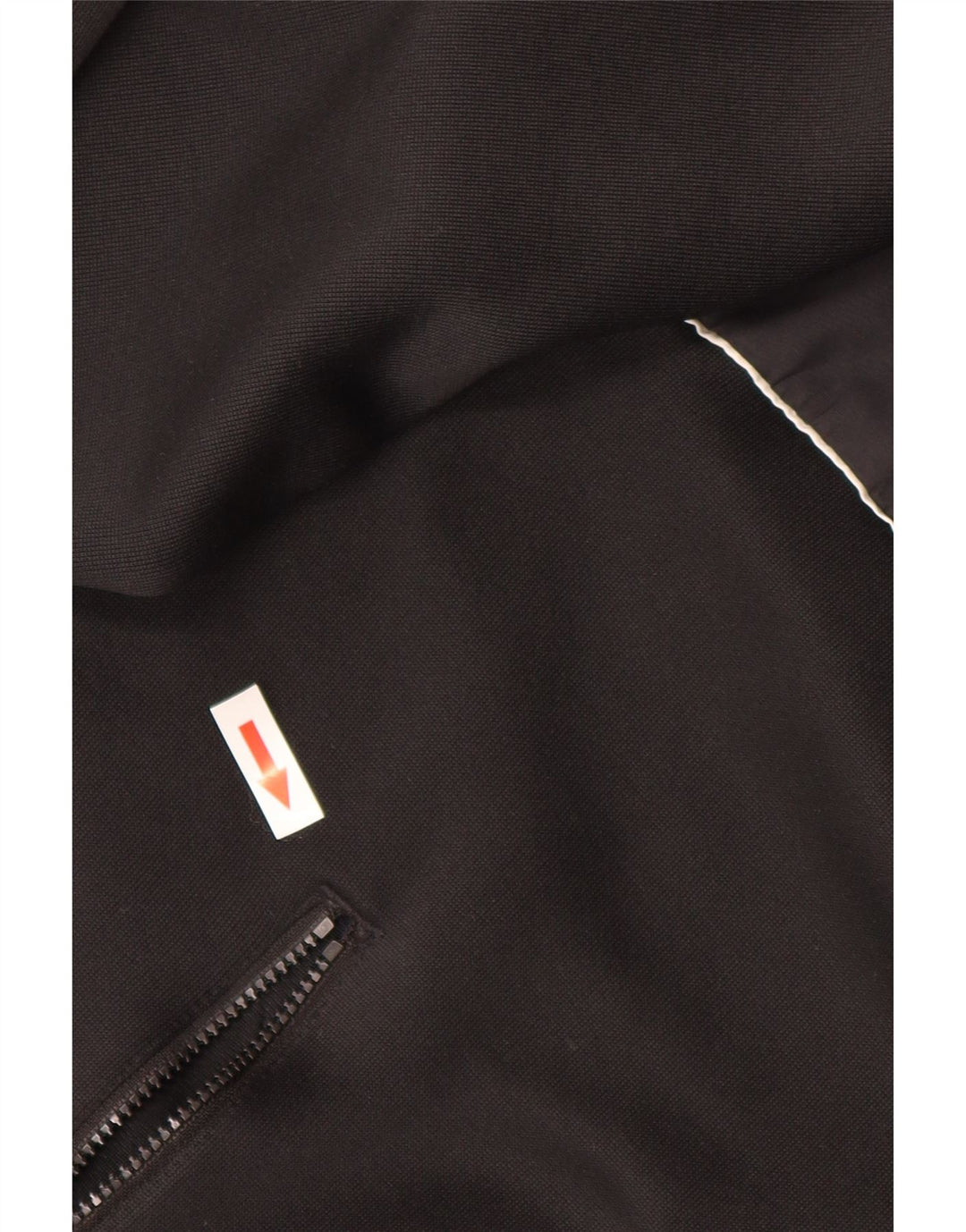 Maglione con cappuccio e zip da uomo Adidas grande in poliestere nero