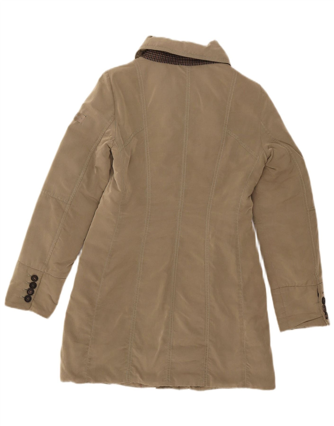 PEUTEREY Cappotto Imbottito Donna IT 40 Small Kaki Poliammide