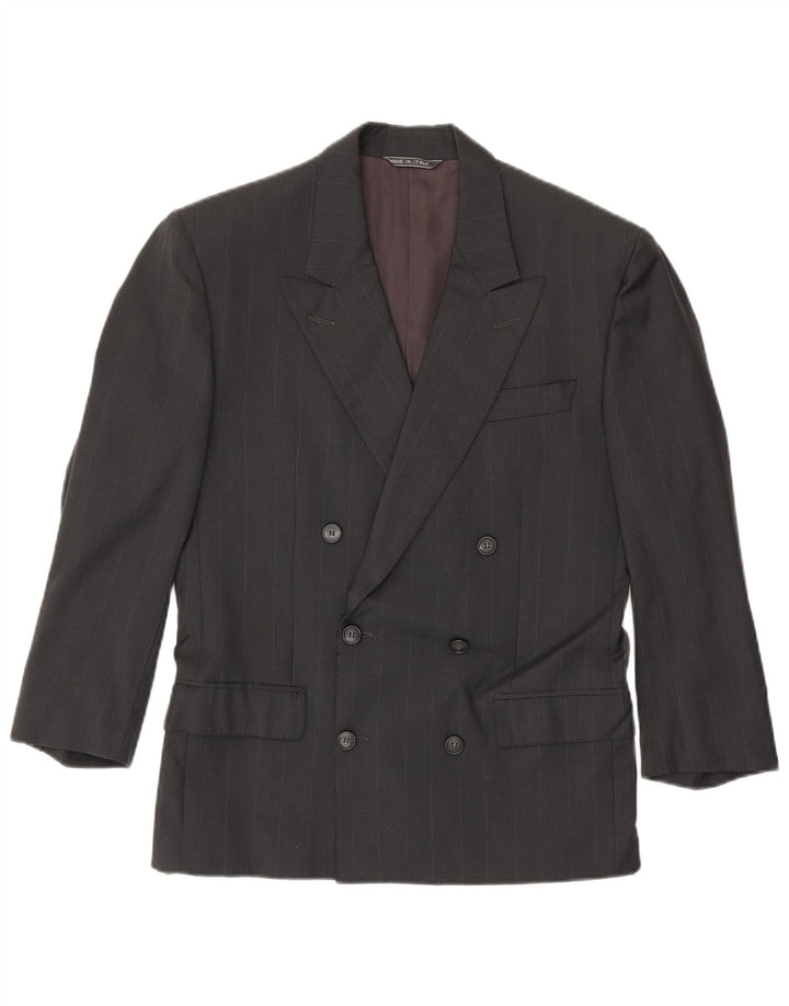 Giacca blazer doppiopetto da uomo Ted Lapidus IT 48 grigio medio a righe