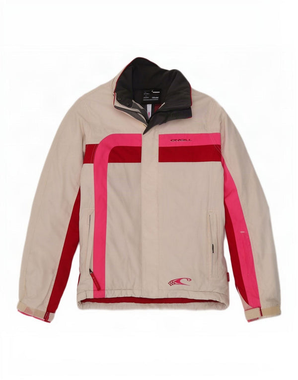 Giacca a vento da donna O'Neill UK 10 Small Poliestere color block bianco