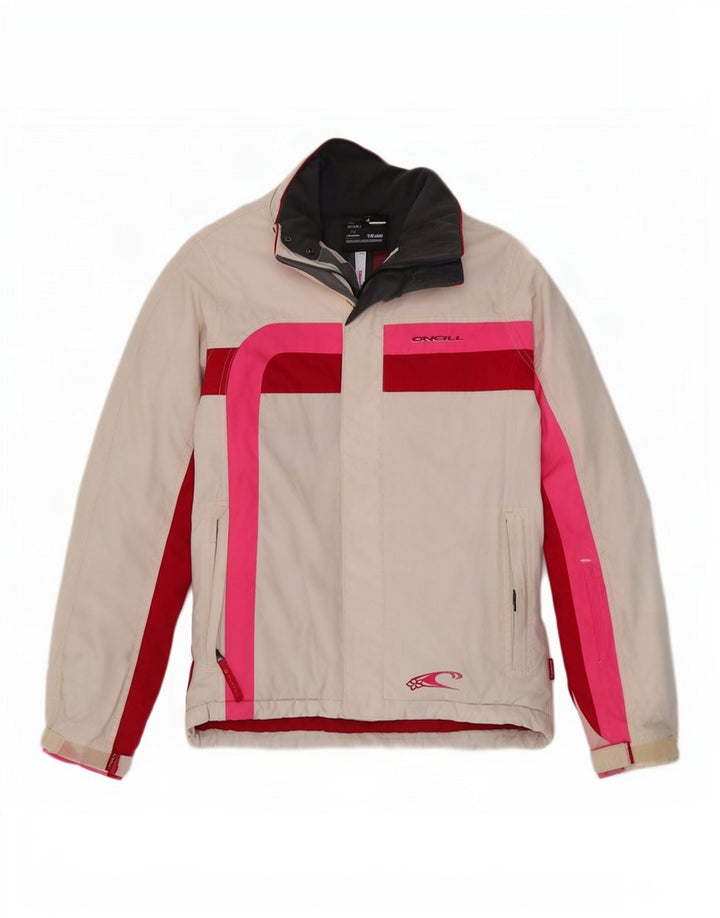Giacca a vento da donna O'Neill UK 10 Small Poliestere color block bianco