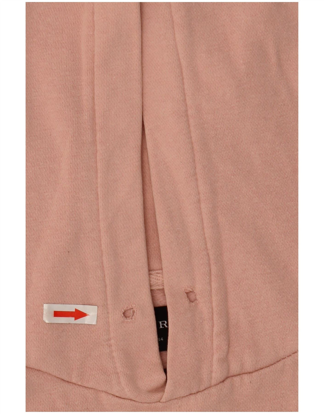 Felpa con cappuccio da uomo Zara XL in cotone rosa