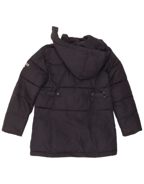Cappotto imbottito con cappuccio per ragazze Best Company 13-14 anni in poliestere blu navy