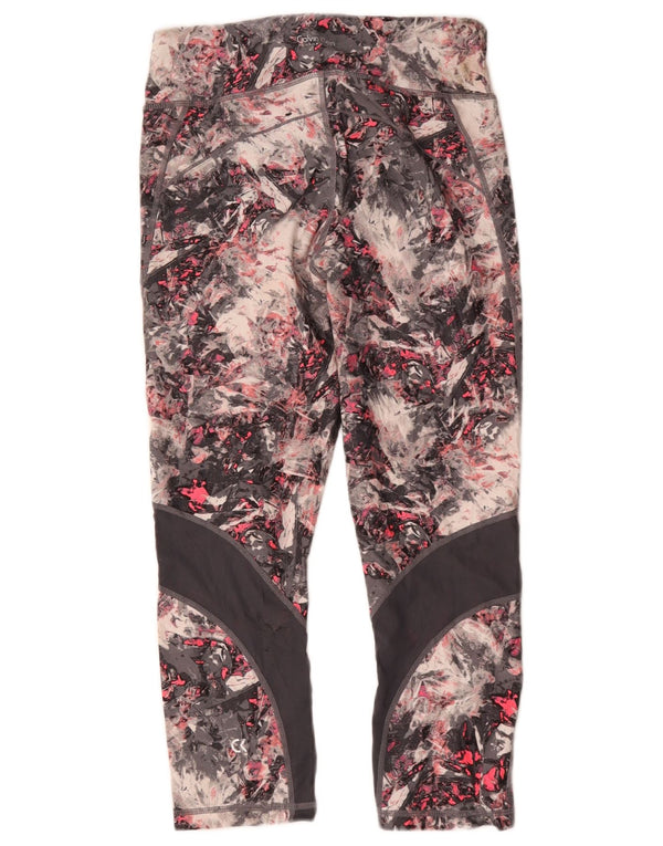 Leggings Calvin Klein da donna con motivo astratto UK 8 Small multicolore