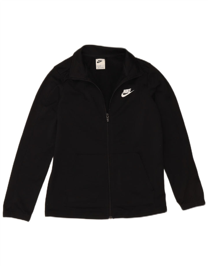 Giacca tuta da ragazza NIKE 12-13 anni Large nera in poliestere