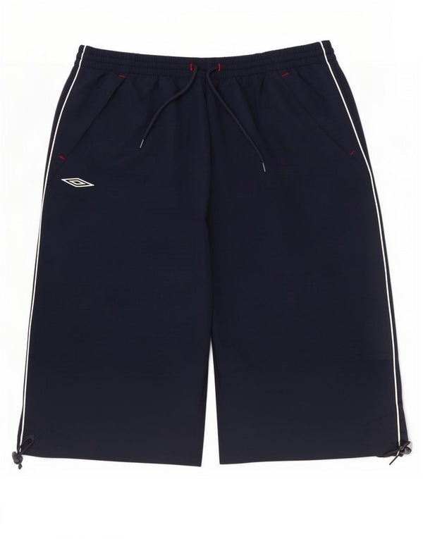 Pantaloncini sportivi Umbro da uomo Bermuda XL blu navy in poliestere
